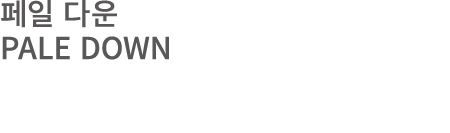 페일 다운 PALE DOWN