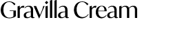 Gravilla Cream
