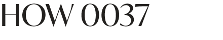 HOW 0037