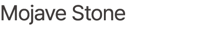 Mojave Stone